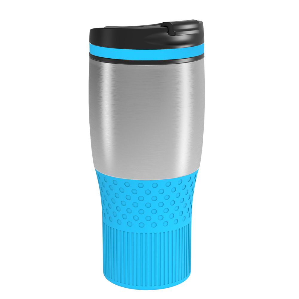 Thermobecher RETUMBLER-myBAYAMO GRANDE II - cyan, silber
