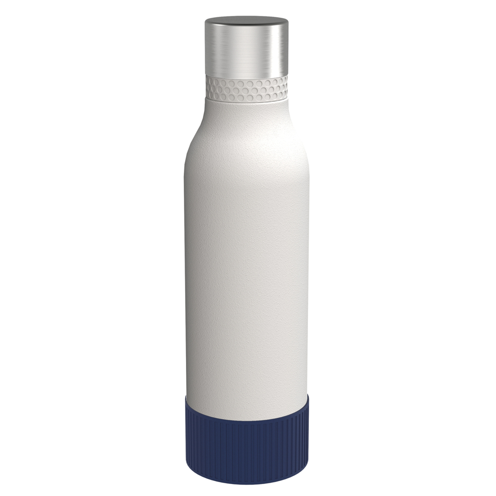 Trinkflasche RETUMBLER-myTOULON II 820 - dunkelblau, silber, weiß