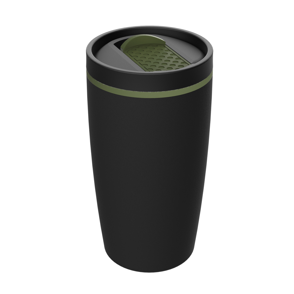 Thermobecher RETUMBLER-METZ - olivgrün, schwarz