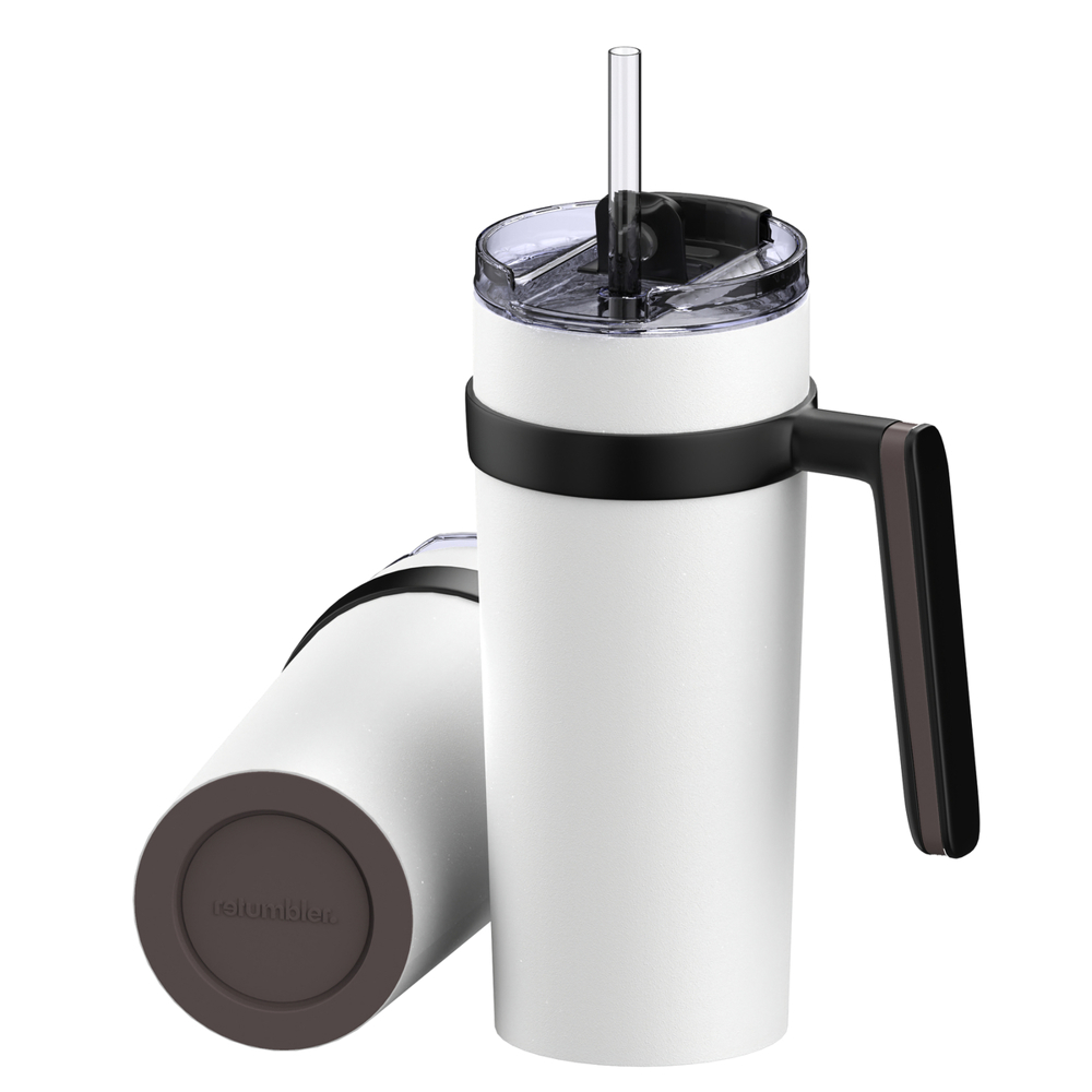 Thermobecher RETUMBLER-myORINOCO CERAMIC - braun, weiß