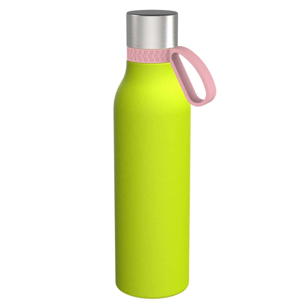 Trinkflasche RETUMBLER-myTOULON II 820 - hellmagenta, rose, hellgrün