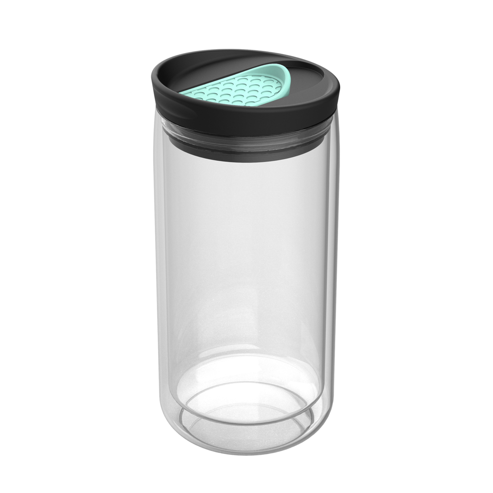 Thermobecher RETUMBLER-myNIZZA - transparent, mint