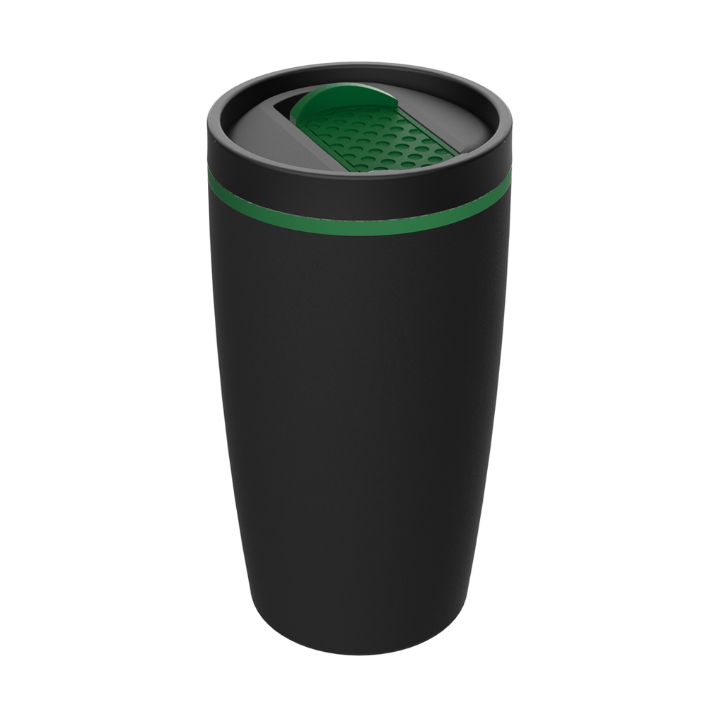 Thermobecher RETUMBLER-METZ - grün, schwarz