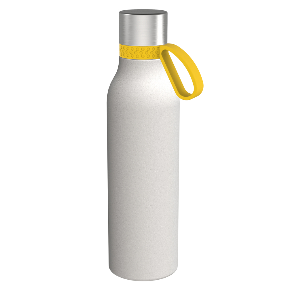 Trinkflasche RETUMBLER-myTOULON II 820 - gelb, silber, weiß