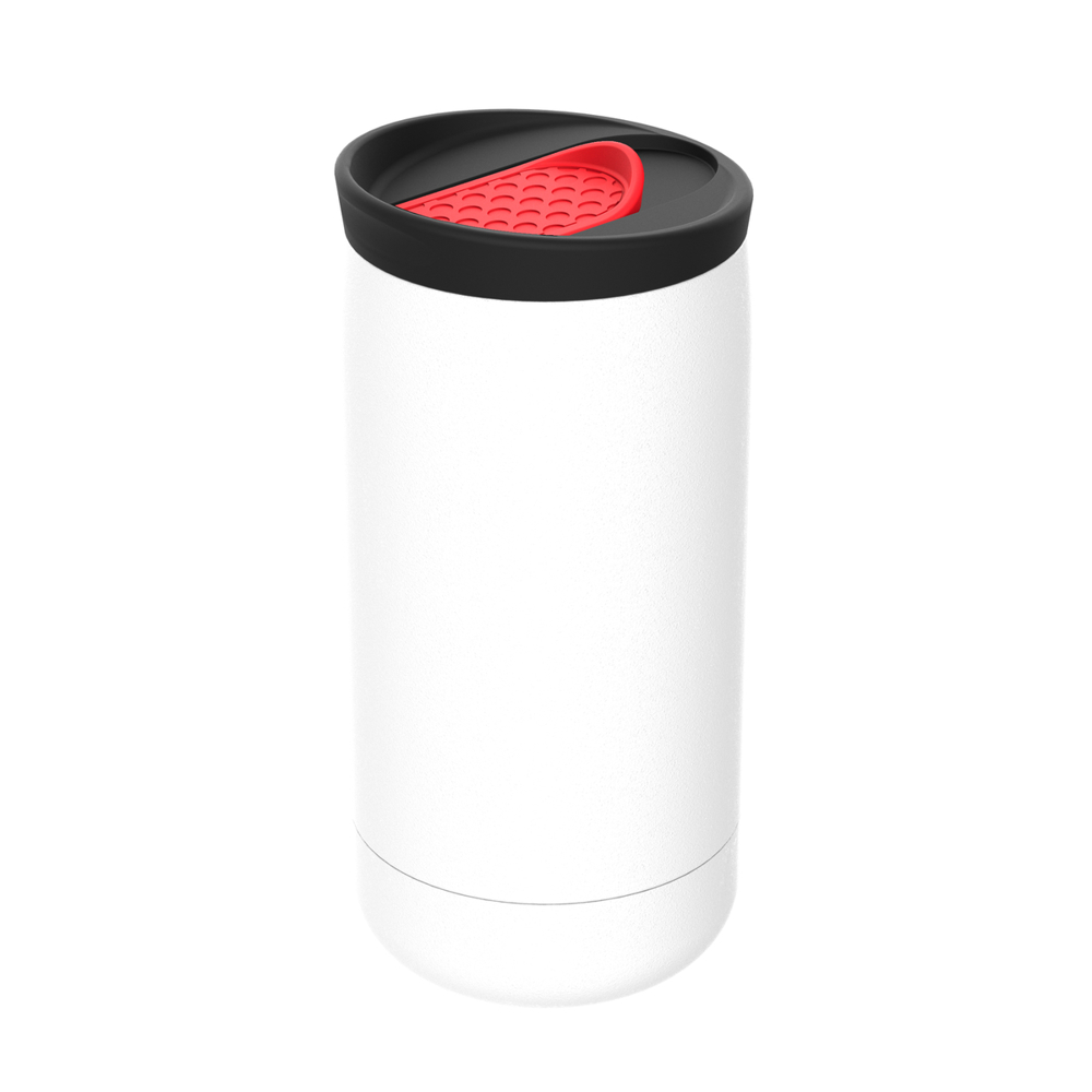 Thermobecher RETUMBLER-myNIZZA - schwarz, weiß, rot