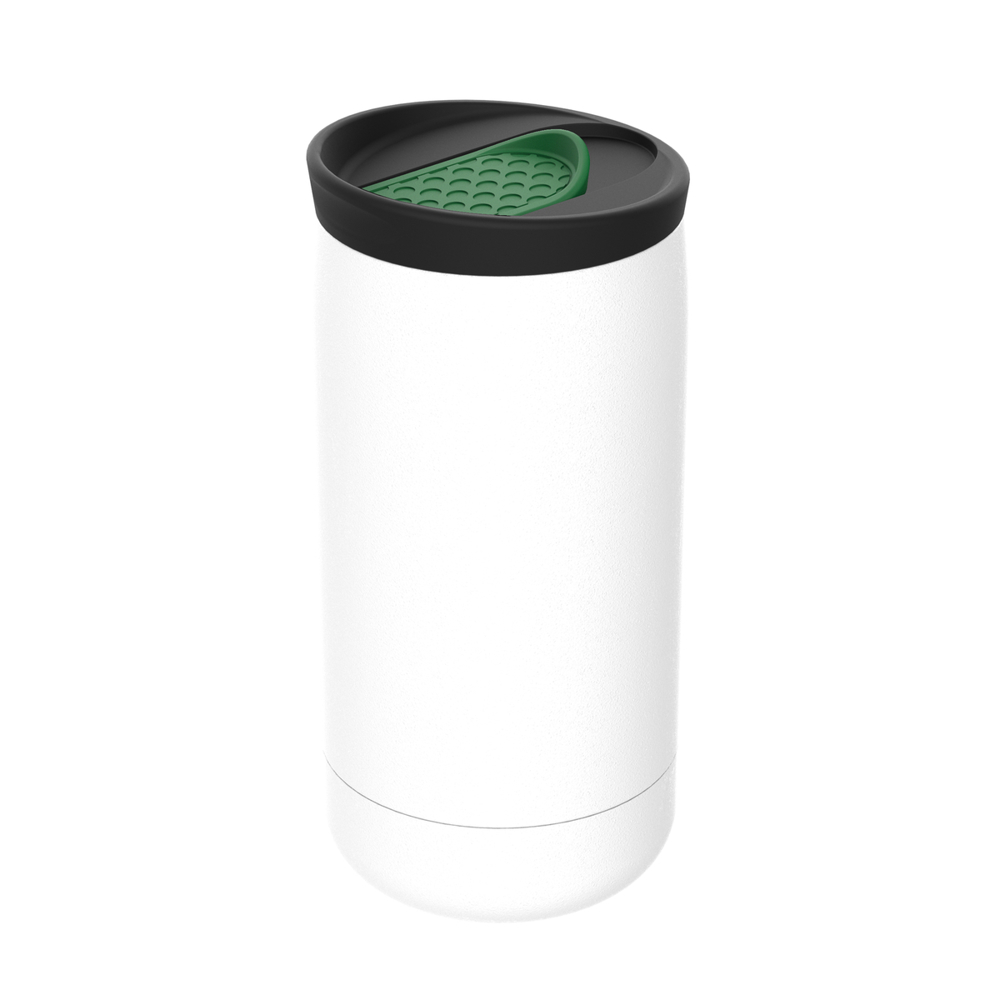 Thermobecher RETUMBLER-myNIZZA - schwarz, weiß, grün