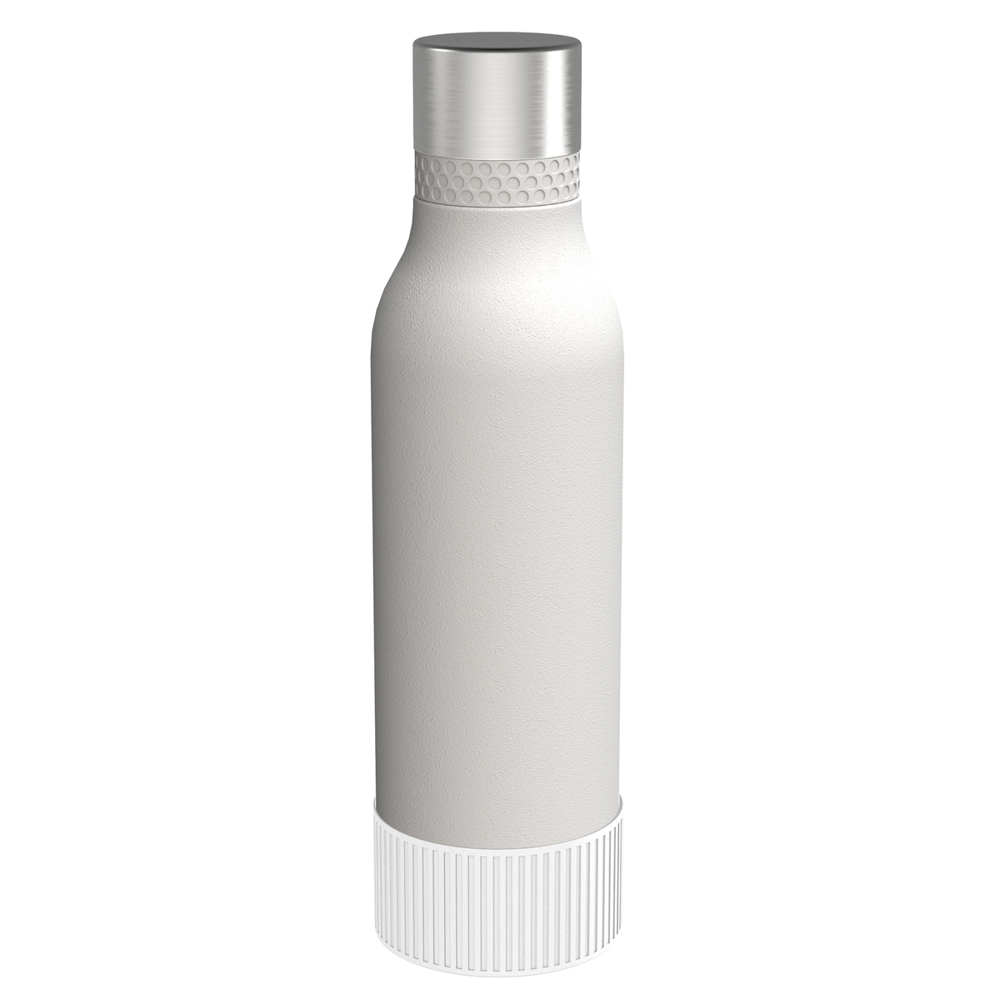 Trinkflasche RETUMBLER-myTOULON II 820 - weiß, silber
