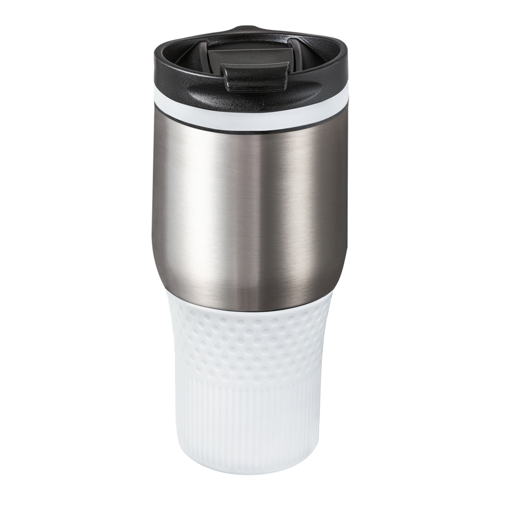 Thermobecher RETUMBLER-BAYAMO GRANDE CORPORATE - weiß, silber