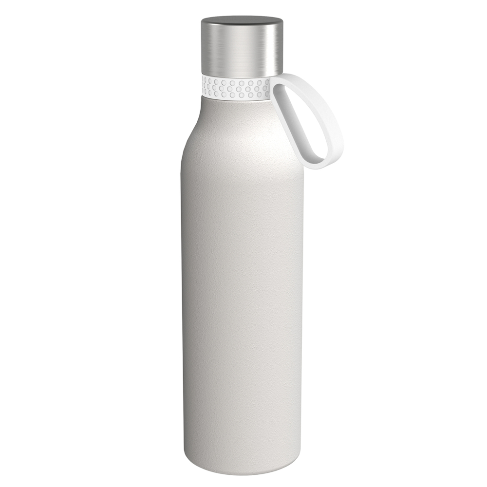 Trinkflasche RETUMBLER-myTOULON II 820 - weiß, silber