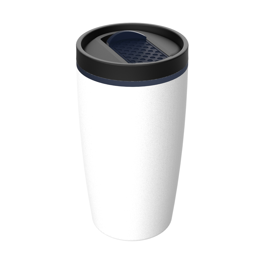 Thermobecher RETUMBLER-METZ - marineblau, weiß