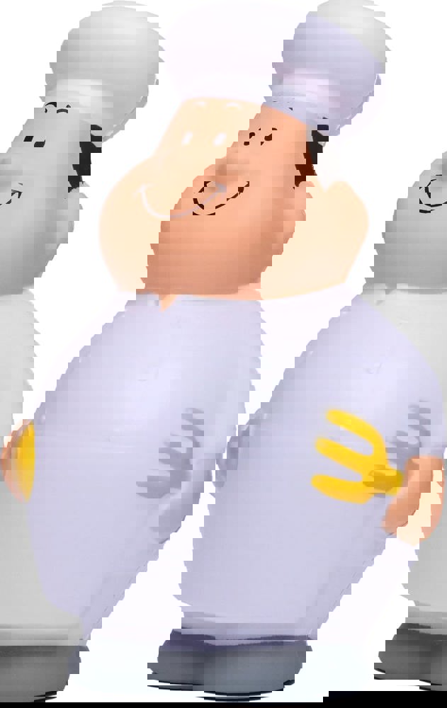 Gourmet Bert®, multicolour, one size