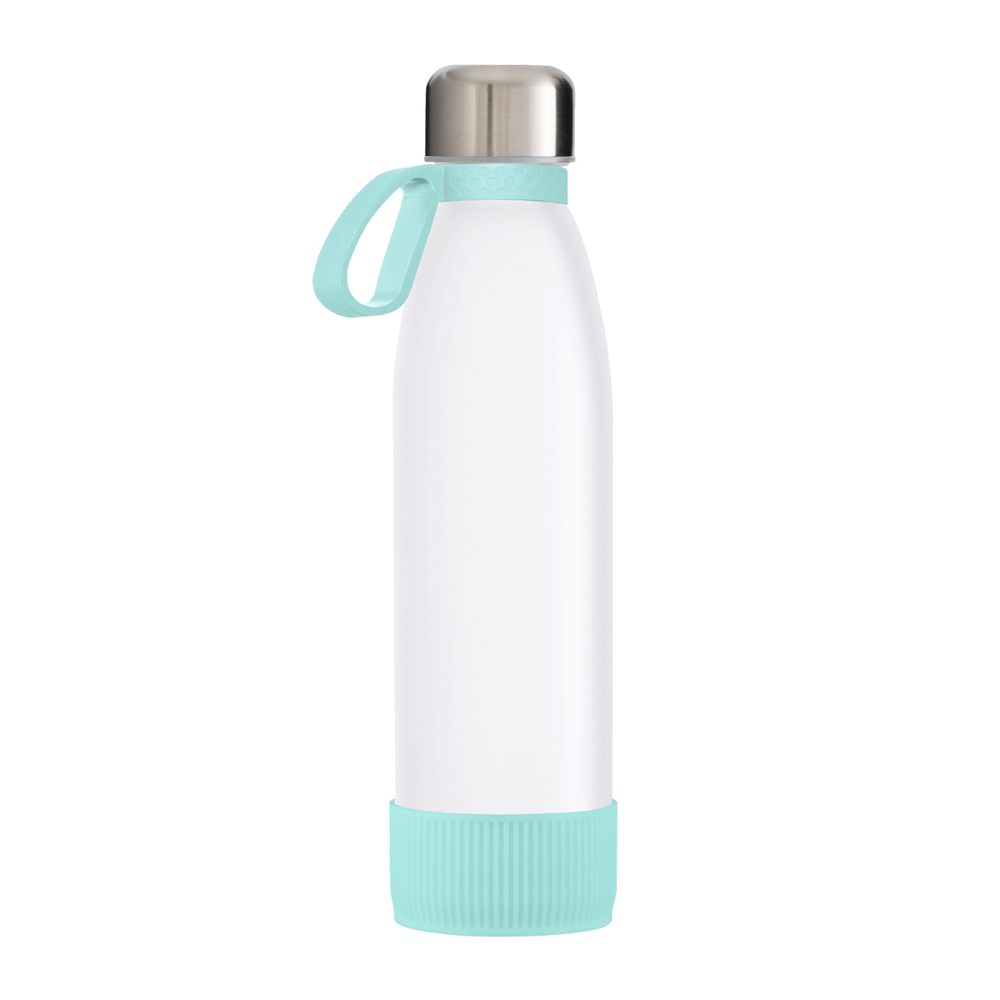 hellblau, silber, weiß