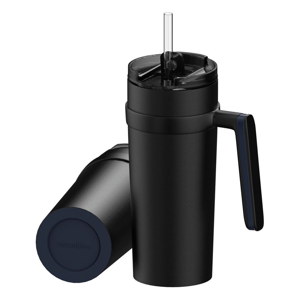 Thermobecher RETUMBLER-myORINOCO CERAMIC - schwarz, marineblau