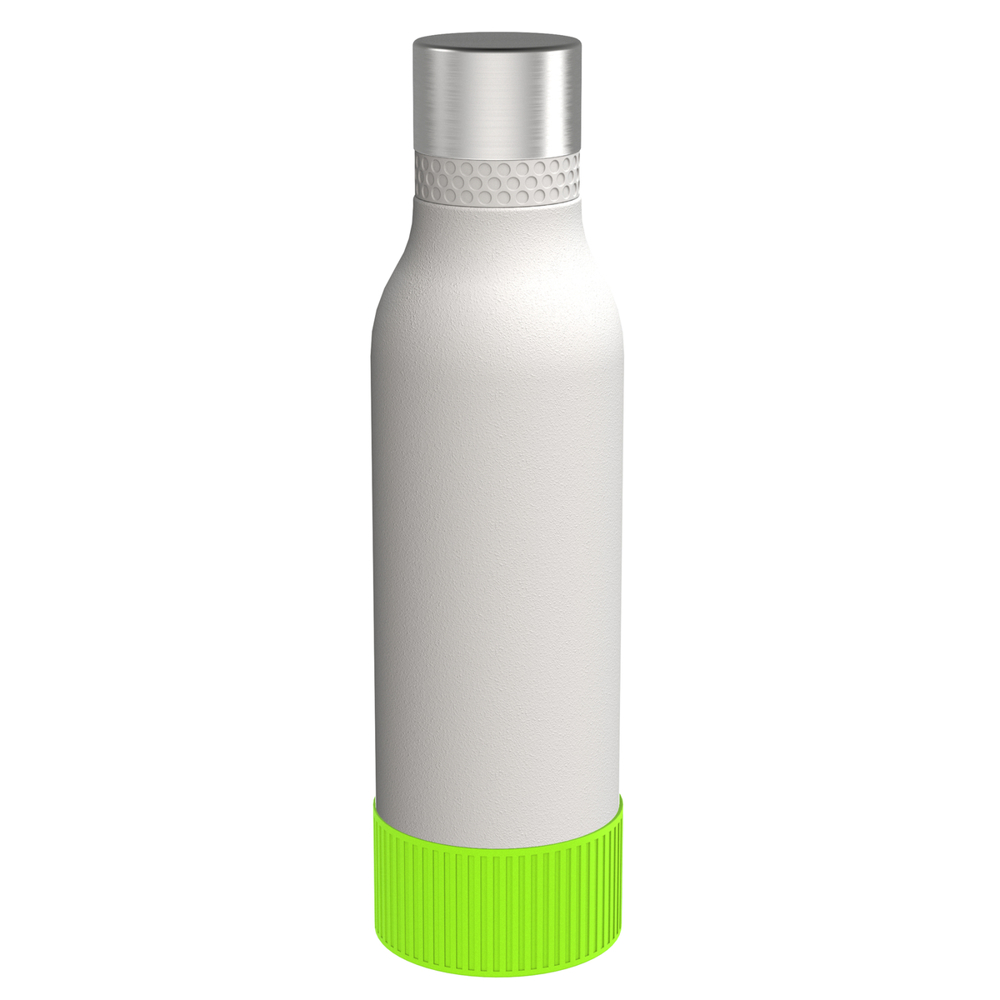 Trinkflasche RETUMBLER-myTOULON II 820 - hellgrün, silber, weiß