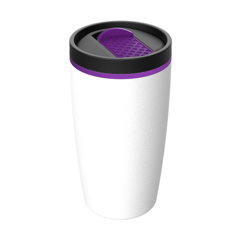 Thermobecher RETUMBLER-METZ - lila, weiß