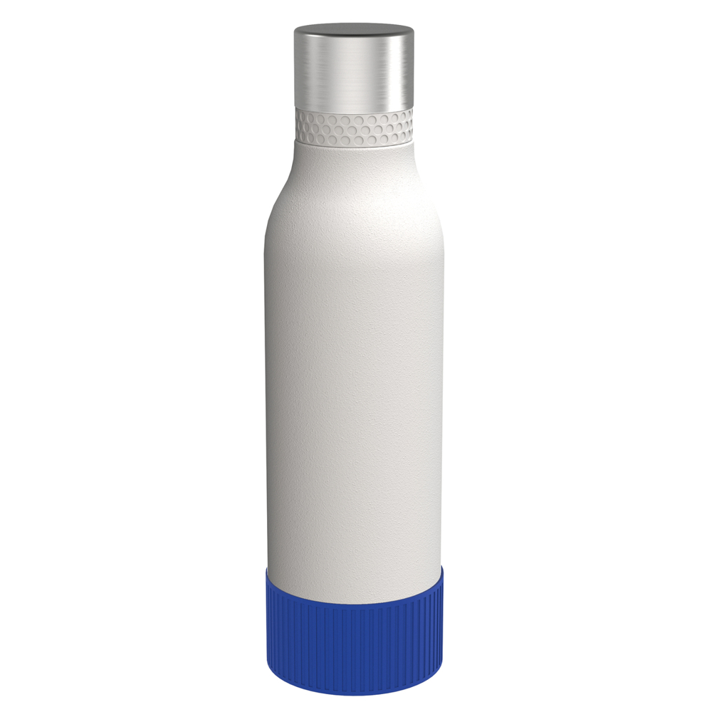 Trinkflasche RETUMBLER-myTOULON II 820 - blau, silber, weiß