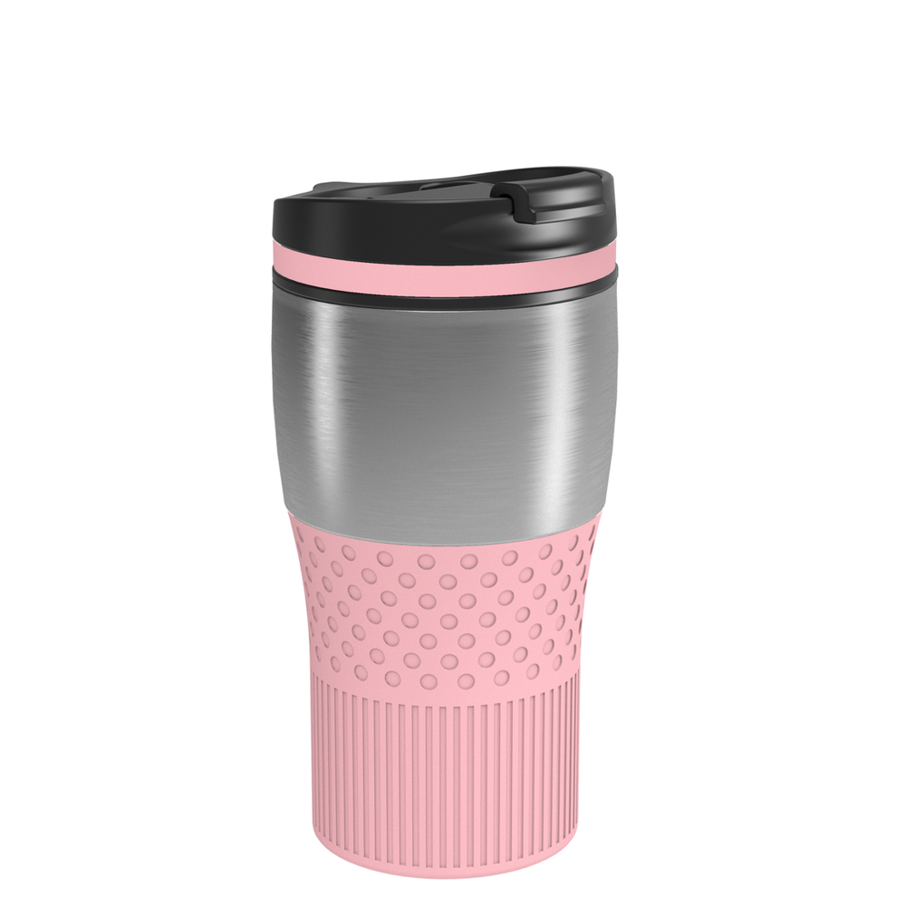 Thermobecher RETUMBLER-BAYAMO MEZZO CORPORATE - hellmagenta, rose, silber