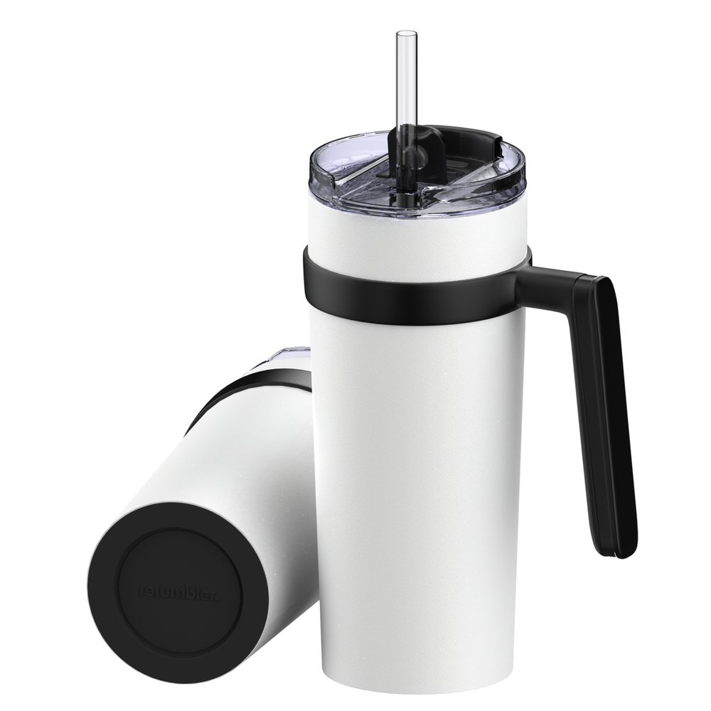 Thermobecher RETUMBLER-myORINOCO CERAMIC - schwarz, weiß