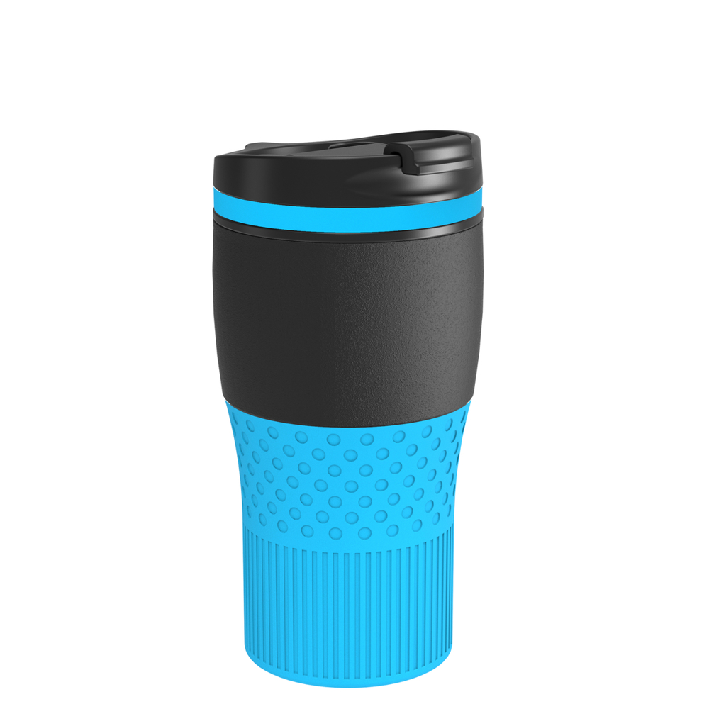 Thermobecher RETUMBLER-BAYAMO MEZZO CORPORATE - schwarz, cyan