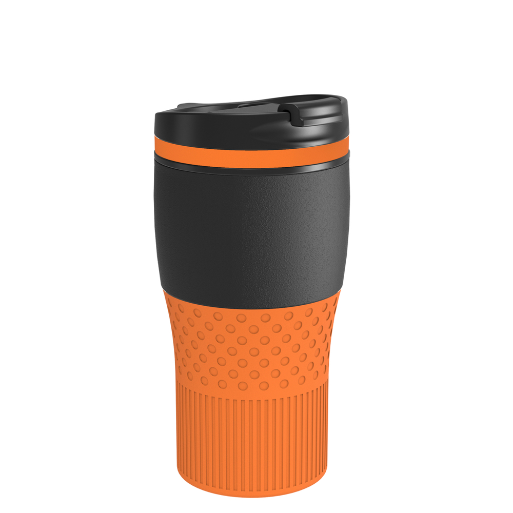 Thermobecher RETUMBLER-BAYAMO MEZZO CORPORATE - orange, schwarz