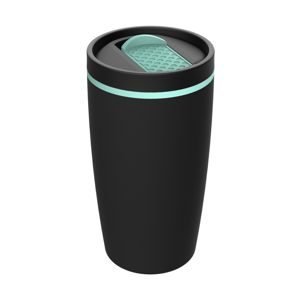 Thermobecher RETUMBLER-METZ - mint, schwarz
