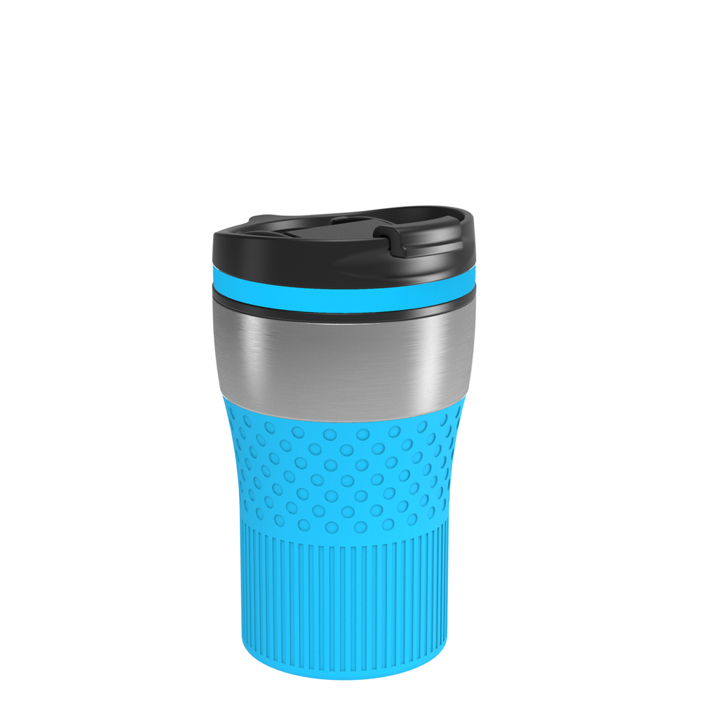 Thermobecher RETUMBLER-BAYAMO CORPORATE - silber, cyan